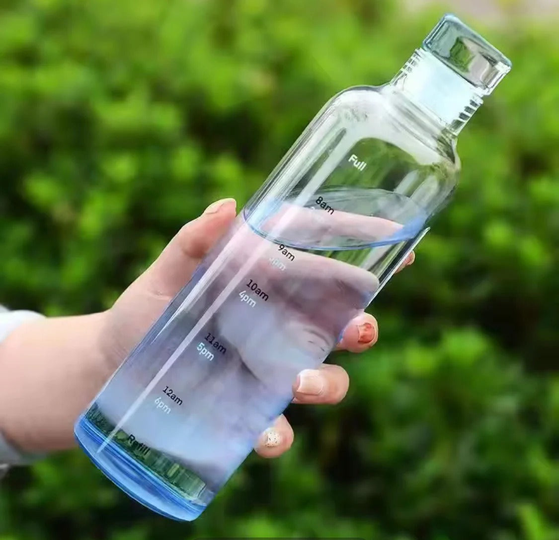 โจ 500ml Aesthetic Transparent Water Bottle โ Stay Hydrated in Style!