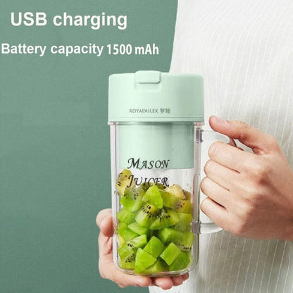 Mason Portable Mini juicer Blender With Straw Cup | Juicer Portable Outdoor Juicing Cup | Home Mini Cordless Juicer