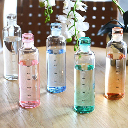 ✨ 500ml Aesthetic Transparent Water Bottle – Stay Hydrated in Style!