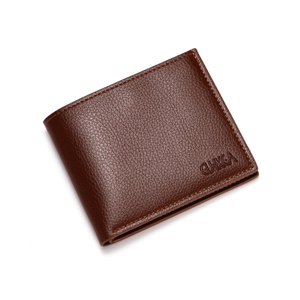 Original CUICKA Branded Wallet For Men Black And Brown Premium Leather With Multiple Compartments Durable Stylish Practical Choice Reliable Performance