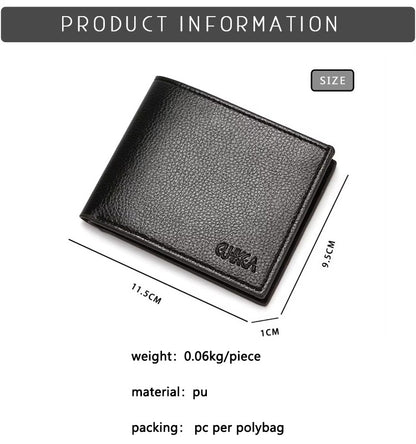 Original CUICKA Branded Wallet For Men Black And Brown Premium Leather With Multiple Compartments Durable Stylish Practical Choice Reliable Performance