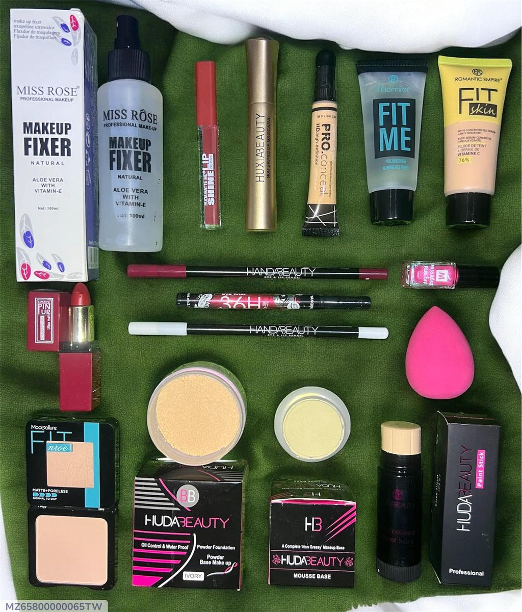 16-in-1 Makeup Set for Flawless Long-Lasting Wear