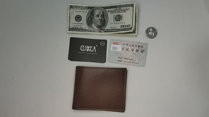 Original CUICKA Branded Wallet For Men Black And Brown Premium Leather With Multiple Compartments Durable Stylish Practical Choice Reliable Performance